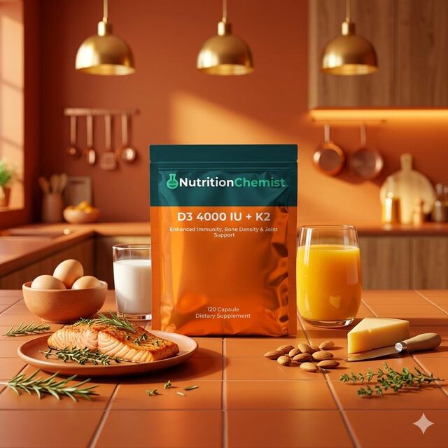 Vitamin D3 4000 IU + K2 — product photo 1