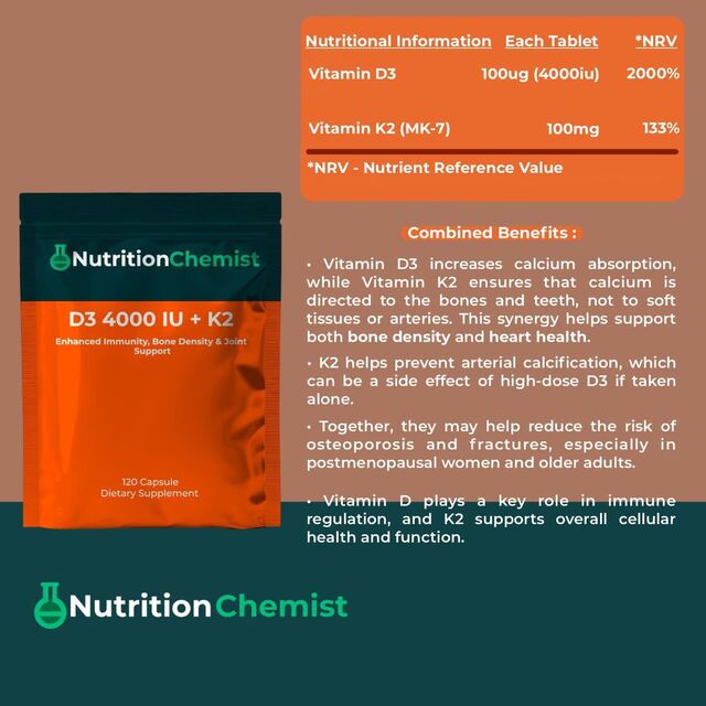 Vitamin D3 4000 IU + K2 — product photo 10